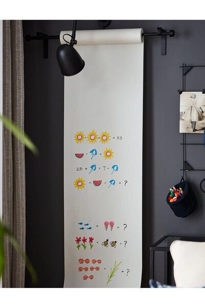IKEA QUİCK Rulo Çizim Kağıdı Uzunluk 30 Metre Resim Yapma Boyama Rulosu Geniş...