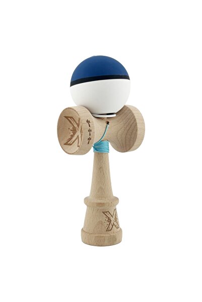 Cyrax Kendama X Original, Sfoară 62/65 cm S Bicolor Albastru închis/Alb