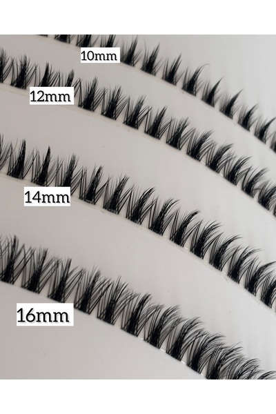 Genel Markalar Anime Kirpik Ekspres Kylie Model ipli Kirpik 16mm 5 ip 120 Demet