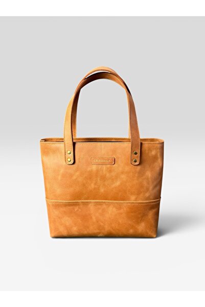CRASSULA PREMIUM LEATHER حقيبة يد من الجلد الطبيعي