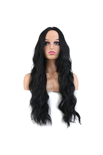 colezium Long Water Wave Fiber Sen Wig / Black