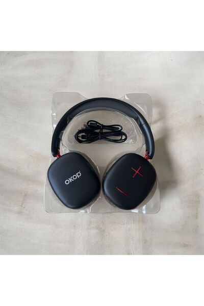 Okop Ασύρματα ακουστικά Bluetooth V5.3, Ήχος υψηλής ανάλυσης, Αναδιπλούμενα, ...