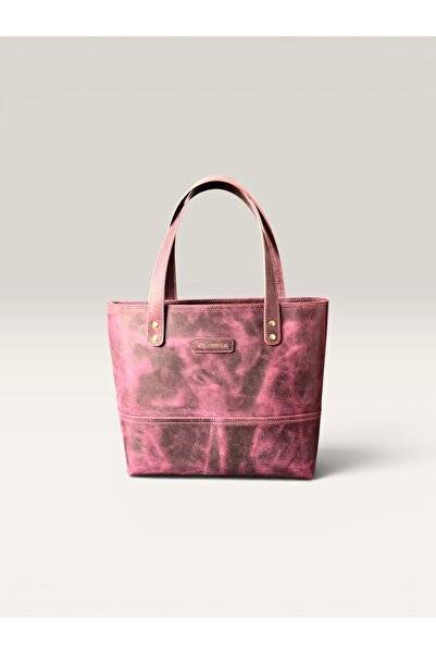 CRASSULA PREMIUM LEATHER حقيبة يد من الجلد الطبيعي