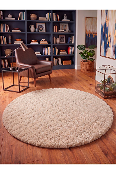 SARAZ HALI Lux Bubble Ekstra Yumoş Peluş Halı Kaymaz Taban Puffy Tavşan Tüyü ...