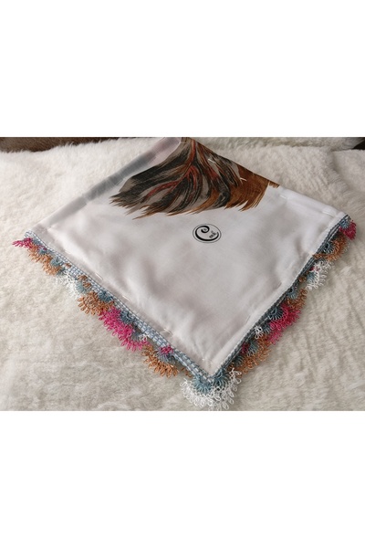 Cenk Επώνυμο χειροποίητο μαντήλι κεφαλής με κεντητό σχέδιο, 100% βαμβακερό ύφ...