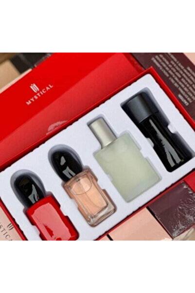 Mystical مجموعة عطور للجنسين 4×30 مل، عطر إي دي بي طبيعي برذاذ خفيف