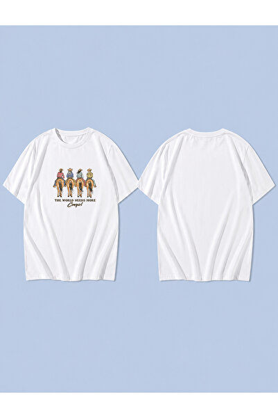 LORVEX NEEDS MORE COWGIRL Μπλουζάκι Unisex με στάμπα, 100% βαμβάκι, oversized...