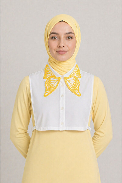 mirach Πουκάμισο με κέντημα πεταλούδας, βραδινό πουκάμισο με γιακά, με λεπτομ...