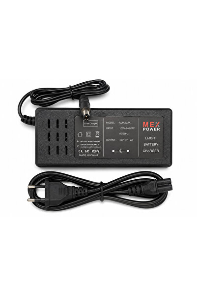Class A Kalite 42V 2A Xiaomi Scooter Şarj Adaptörü İğne Uç (5.5×2.5 mm) – 36V...