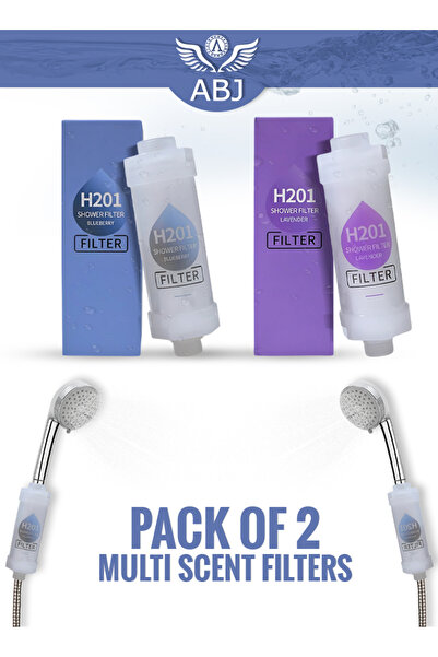 ABJ 2-Pack Vitamin C Shower Filter / Shower Head Filter – Water Purifier Cart...
