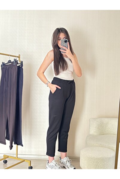 BELİN Beli Lastikli Palazzo Formlu Eşofman Pantolon