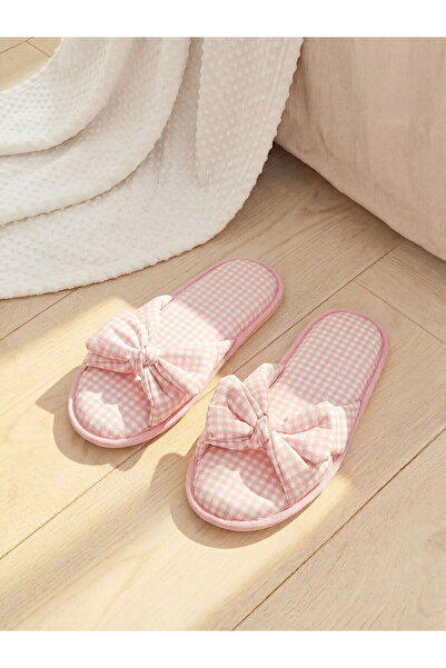 LC Waikiki Ozmarka New Season Women's Home Slippers with Bow Appearance