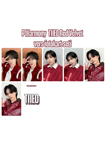 Sntay P1Harmony Fotokart Seti Theo red Velvet vers fotokart seti