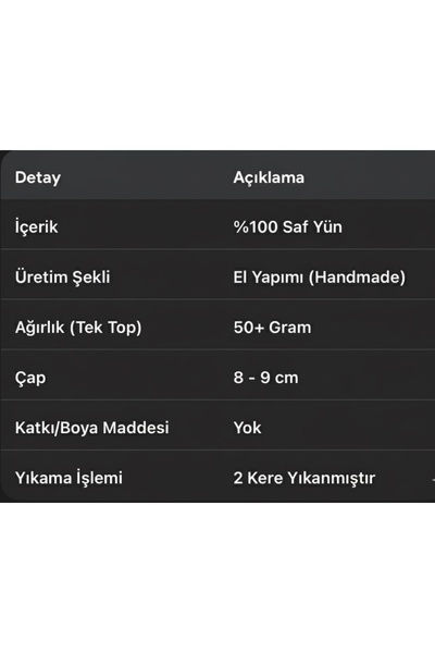 LaPatria 3 Adet Xxxl Çamaşır Yün Kurutma Topu ve Koku Seti - Kurutma Makinesi İçin - Yerli üretim