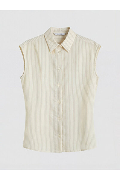 LC Waikiki Nevavm Striped Women's Shirt with a Difference