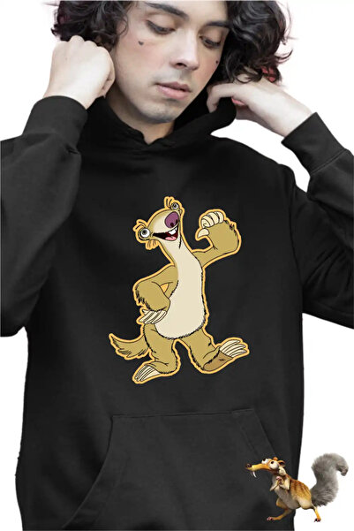 OEM Παιδικό Φούτερ με Κουκούλα για Αγόρια - Σιντ από την Εποχή των Παγετώνων