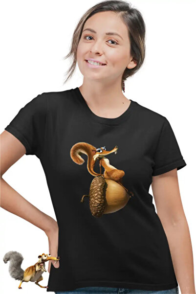OEM Tricou Femei Ice Age Scratte Veverita
