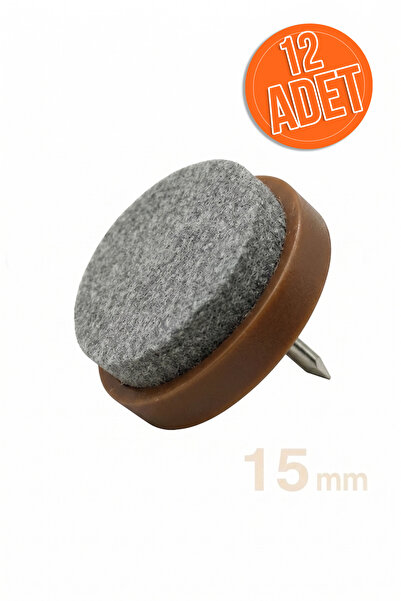 Elysian 15 mm Keçeli Poligrit Zemin Koruyucu Sandalye ve Masa Ayağı İçin Sess...
