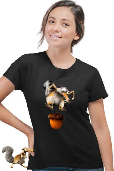 OEM Women's T-shirt Ice Age Scrat Squirrel