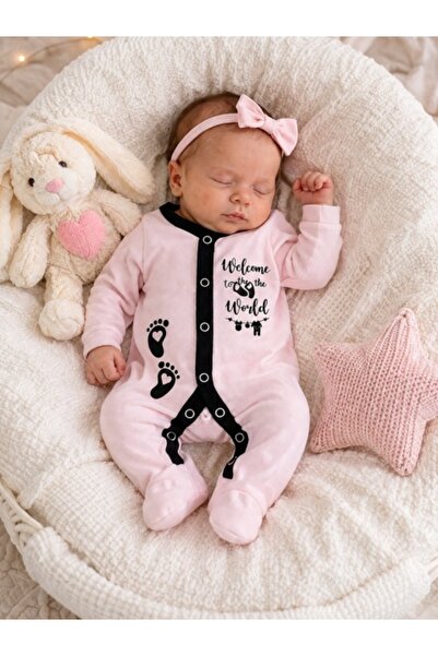 Superbaby Βαμβακερό βρεφικό φορμάκι, Little Steps