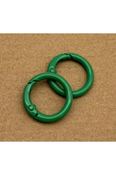 angel çanta aksesuar Σετ 2 τεμαχίων Πράσινο Χρώμα Κρίκοι με Ελατήριο 2 εκ.
