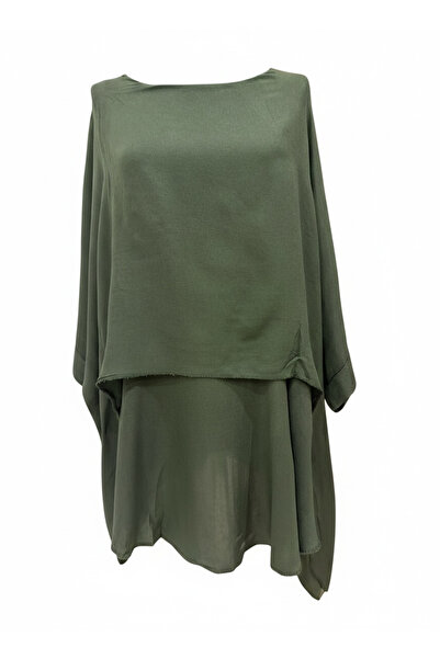 PHUTİ COLLECTION 100% Viscose Asymmetric Blouse