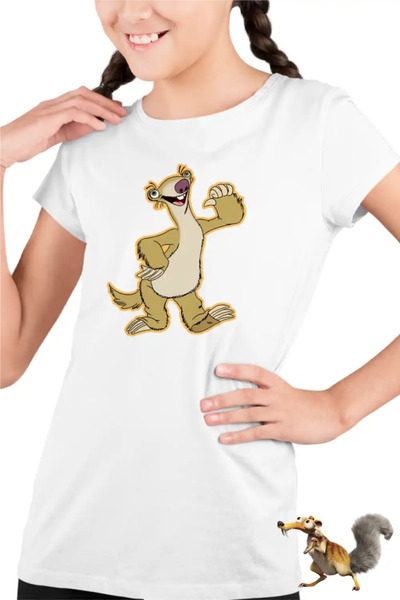 OEM Tricou Copii Fete Ice Age Sid Party Epoca de Gheata