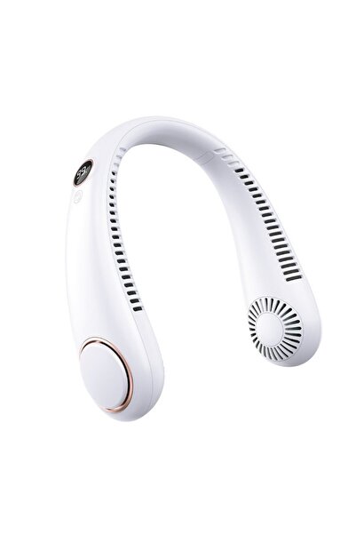 Çeşithane L-18 Boyun Tipi Taşınabilir Fan 5 Kademeli Ayarlı Şarjlı Neck Fan