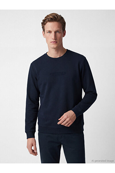 LC Waikiki Özmarka New Season Crew Neck Printed Men's Sweatshirt