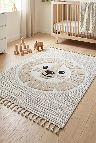 CarpetKA Home Aslan Figürlü Çocuk Halısı
