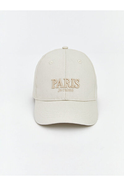 LC Waikiki Trendlucky Paris Embroidered Girl's Cap Hat with Difference