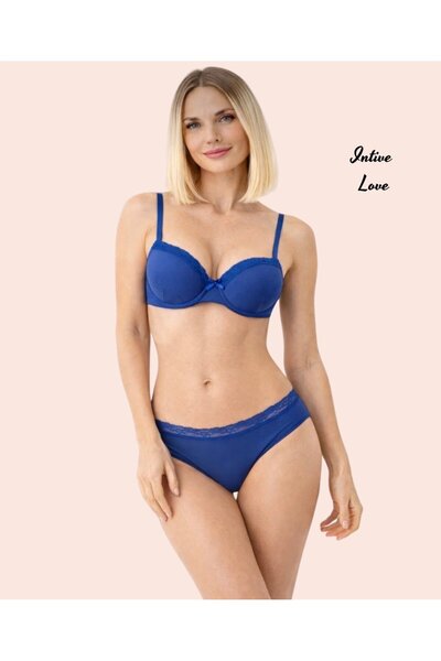 İntive Lingerie NBB Σετ Γυναικείων Σουτιέν με Δαντέλα και Λεπτομέρειες, Χωρίς...