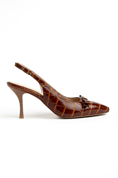 Elile Shoes Hakiki Deri Timsah Desenli 34-35-36-37-38-39-40-41 Numara Kadın S...