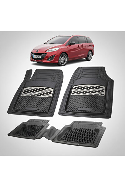 TEAMCAR Πατάκια δαπέδου συμβατά με Mazda 5 II 2010-2018 |   Ασήμι