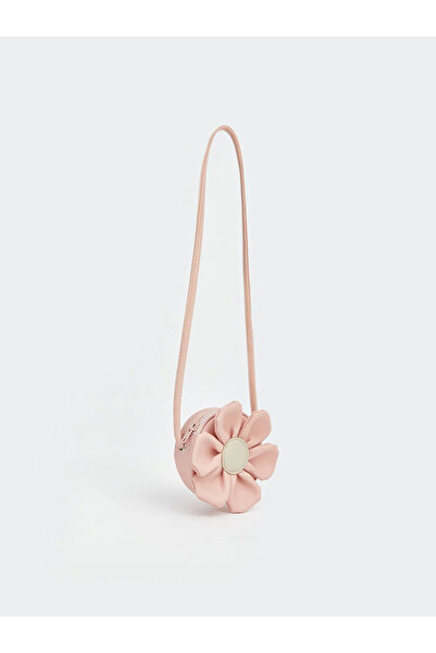 LC Waikiki Baby Girl Shoulder Bag with Pink Flower Figure