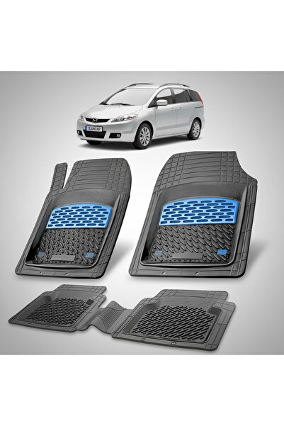 TEAMCAR Πατάκια δαπέδου συμβατά με Mazda 5 2005-2010 |   Μπλε