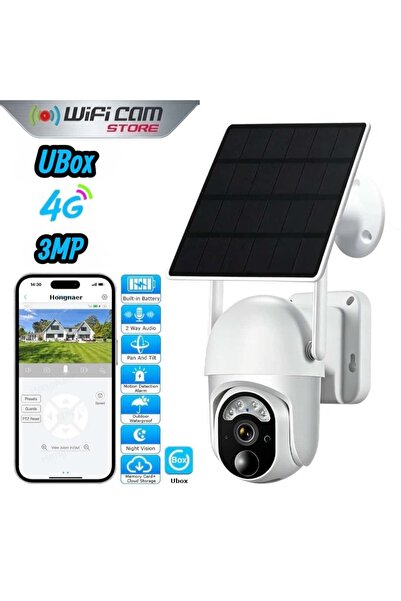 WİFİCAM İnox 4G Mini Solar Kamera Ubox Uygulama