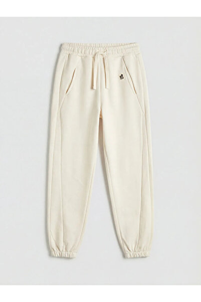 LC Waikiki Μπεζ αγορίστικο παντελόνι φόρμας Παντελόνι jogger