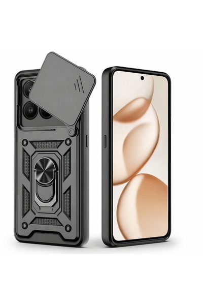 SKYDDAR INNOVATION Θήκη για Honor 400 Smart / X7d με Μαγνητικό Δαχτυλίδι, Αντ...