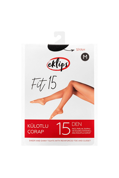 eklips Siyah Külotlu Çorap M Beden