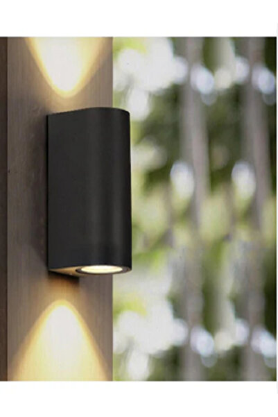 ZERPA Black Case Reversible Garden Wall Sconce Waterproof Excluding Bulbs