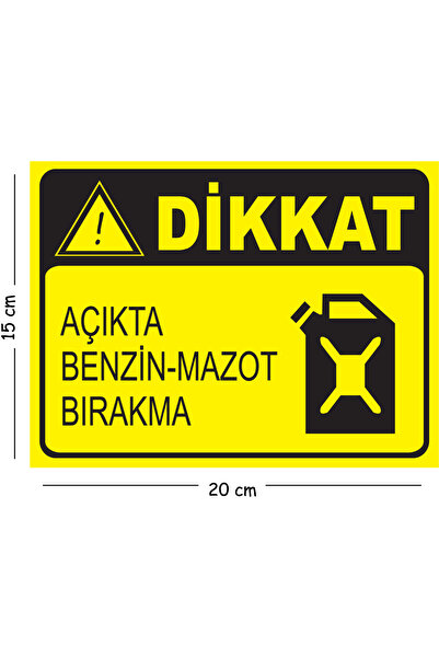 Mayeka لافتة تحذير معدنية مكتوب عليها 'Attention Open Gasoline Mazot' مقاس 2 ...