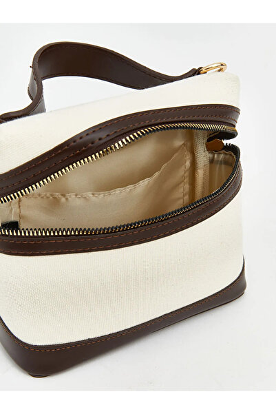 LC Waikiki Γυναικεία τσάντα ώμου από καμβά εκρού