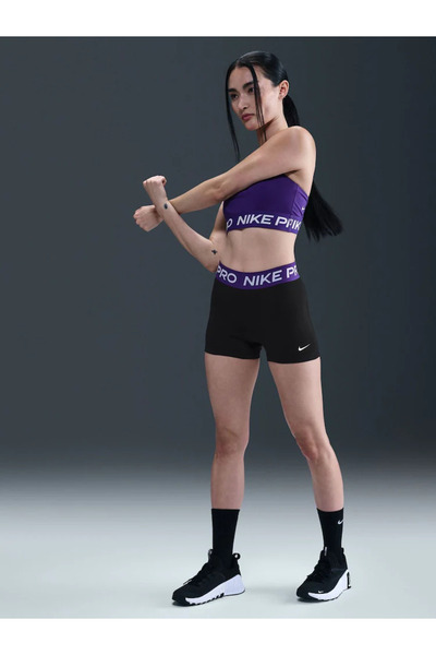 Nike Μπλακ Κορτ Περπλ Προ Γυναικεία Σορτς 3 Ιντσών Σπριντ Σπορτ