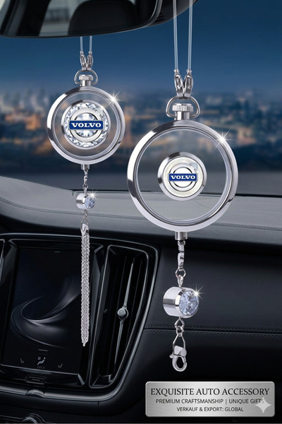 LİNALP Volvo uyumlu Araç Kokusu Dikiz Aynası Asma Oto Parfüm Araç Süsü Metal ...