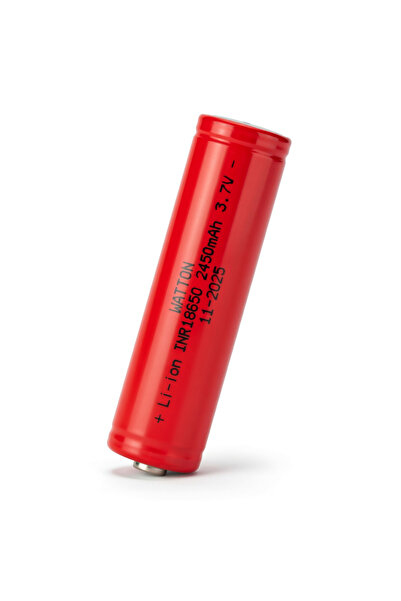 Watton 18650 2450Mah 3.7V Li-Ion Şarj Edilebilir Pil Güçlü Yüksek Kapasiteli ...