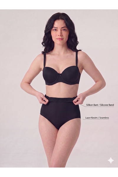 Kerem Giyim Γυναικείος κορσές με αποτέλεσμα ανόρθωσης μέσης, κοπή με λέιζερ, ...