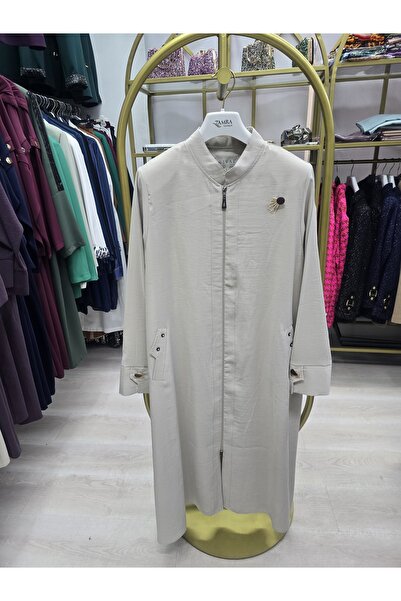 Omka Moda Kadın Pamuklu Fermuarlı Kap