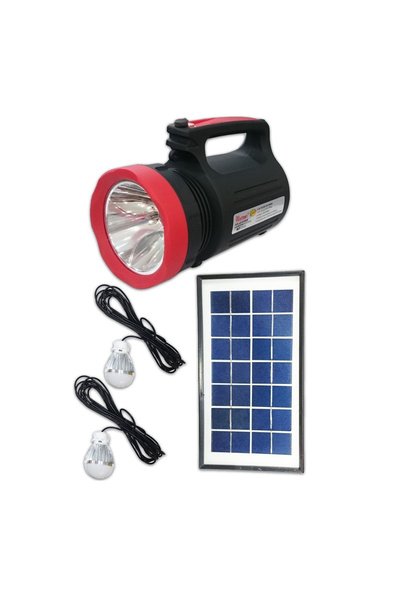 Watton Güneş Enerjili LED Ampul Fener Taşınabilir Işık WT-315