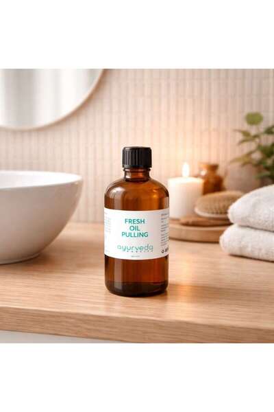 Ayurveda Enstitü Oil Pulling Yağı 200 ml- Doğal Ağız ve Diş Bakım Yağı Ferahl...